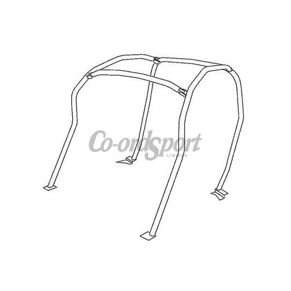 Cusco Roll Cage SAFETY 21 Front HONDA S2000 AP1 AP2 front 4 Pt 2 image