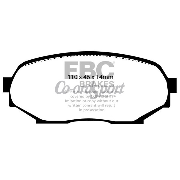 EBC Ultimax OEM Replacement Brake Pads image