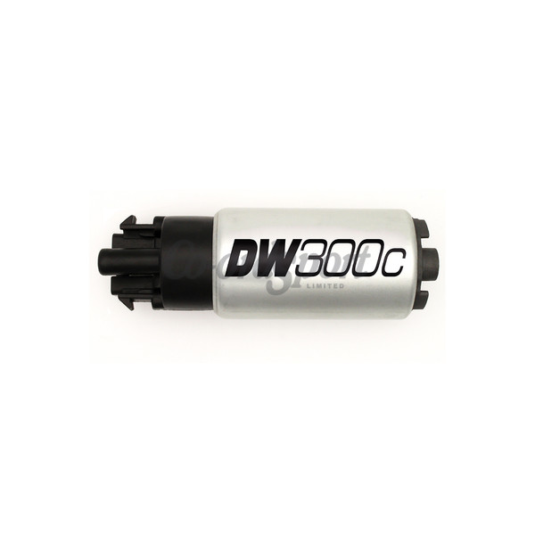 DW DW300C series  340lph compact fuel pump w  mountingg clip image