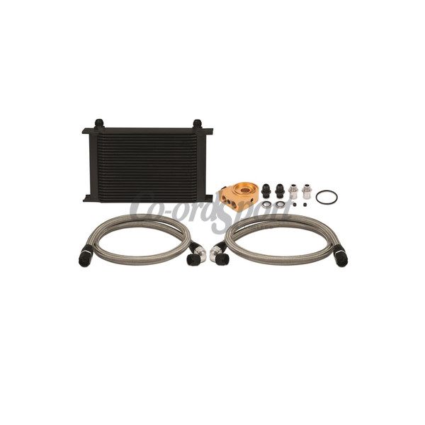 Mishimoto Universal 25 Row Thermostatic Oil Cooler Kit Blac image