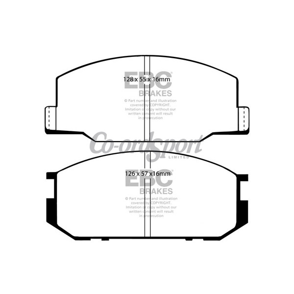 EBC Ultimax OEM Replacement Brake Pads image