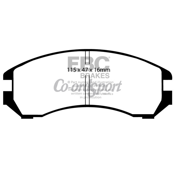 EBC Ultimax OEM Replacement Brake Pads image