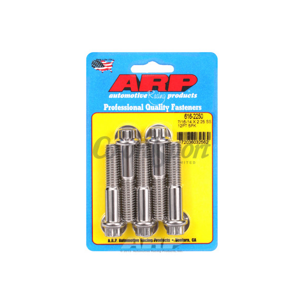 ARP 7/16-14 X 2.250 12pt SS bolts image