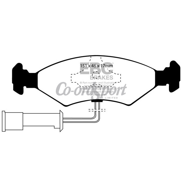 EBC Ultimax OEM Replacement Brake Pads image