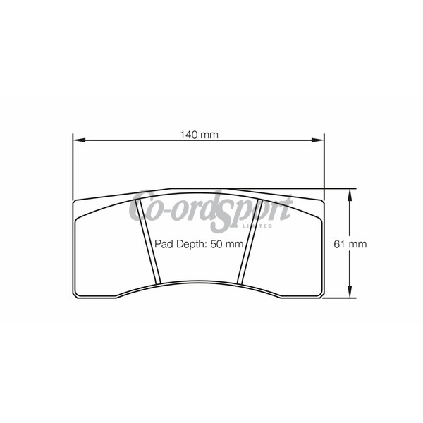 Pagid racing brake pads - RSL1 image
