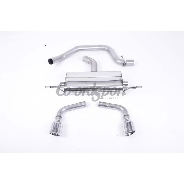 Milltek Cat-back Audi TT Mk2 2.0 TFSi 2WD 2006 - 2011 image