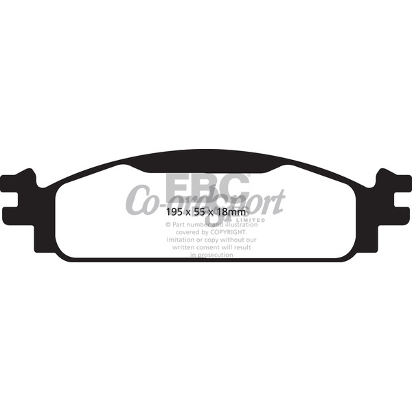 EBC Ultimax OEM Replacement Brake Pads image