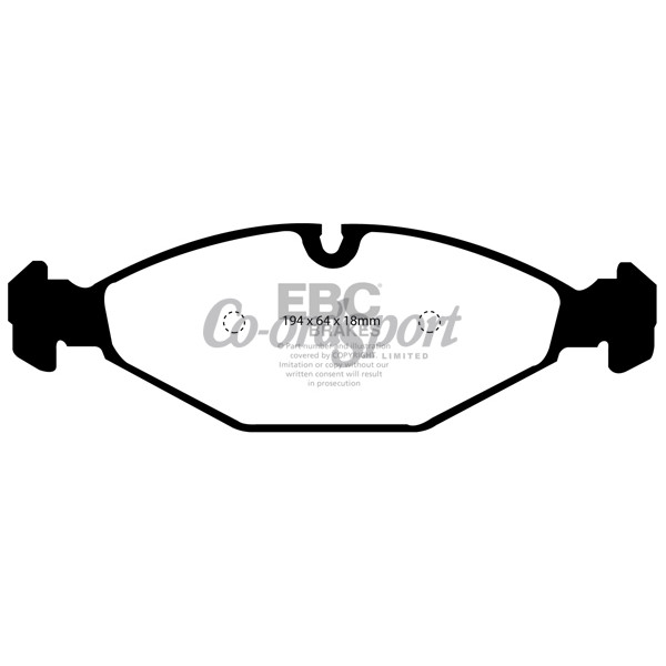 EBC Ultimax OEM Replacement Brake Pads image