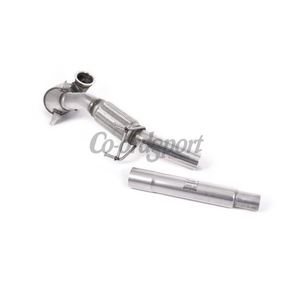 Milltek Large Bore Downpipe and Hi-Flow Sports Cat Volkswag image