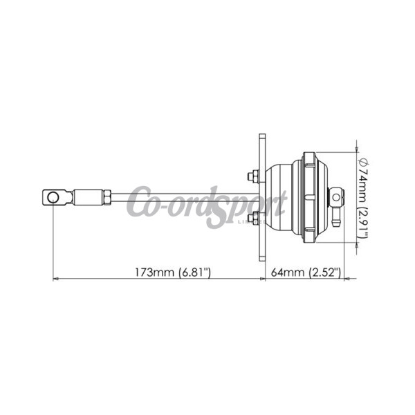 Turbosmart IWG75 EVO 10 Black 10PSI image