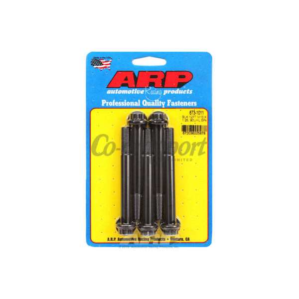 ARP M10 x 1.25 x 90 12pt black oxide bolts image