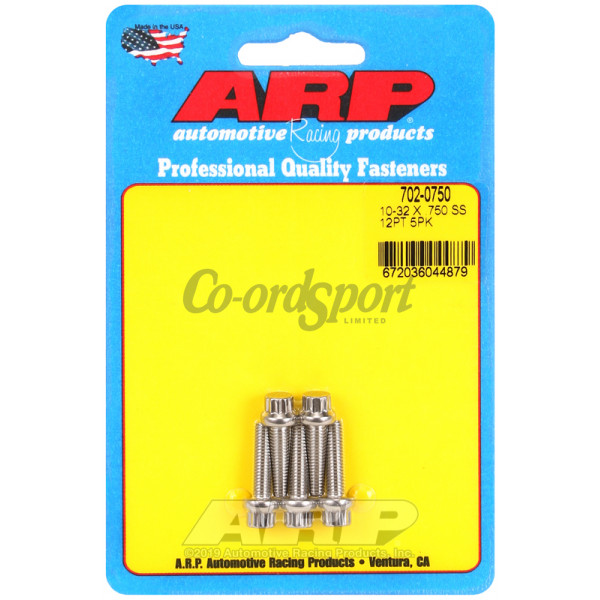 ARP 10-32 x .750 12pt SS bolts image