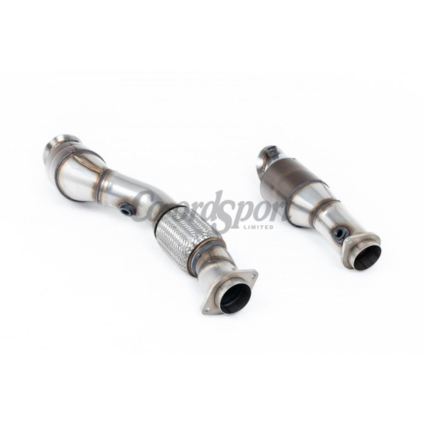 Milltek Exhaust - V2 HJS HQ 200 Cell Catted Downpipes No CEL - Fi image