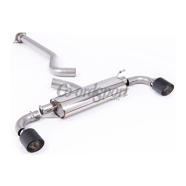 Milltek Sport Non Resonated Exhaust Yaris GR Facelift carbon image