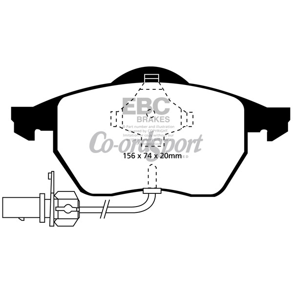 EBC Ultimax OEM Replacement Brake Pads image