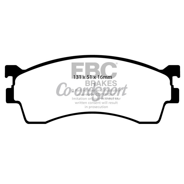 EBC Ultimax OEM Replacement Brake Pads image