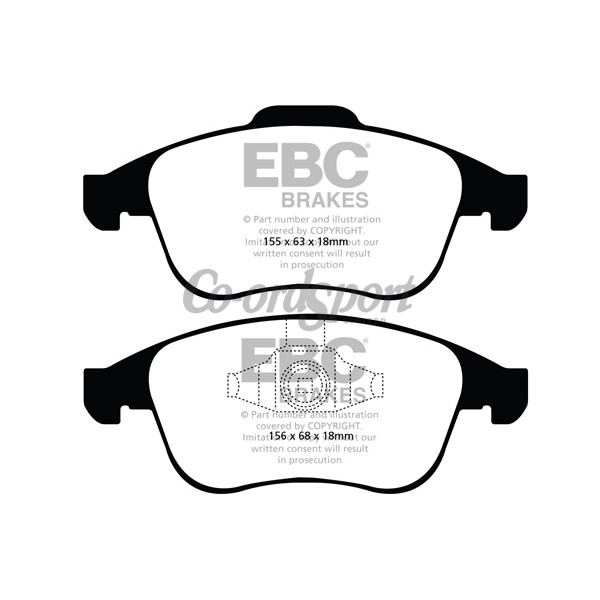 EBC Ultimax OEM Replacement Brake Pads image