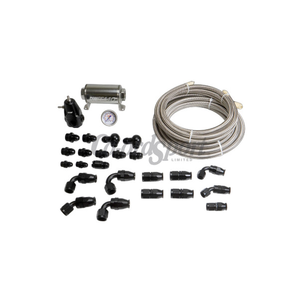 DW 1992-2006 BMW 3-Series E36/E46 8AN PTFE Stainless Plumbing Kit image