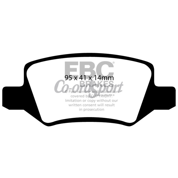 EBC Ultimax OEM Replacement Brake Pads image