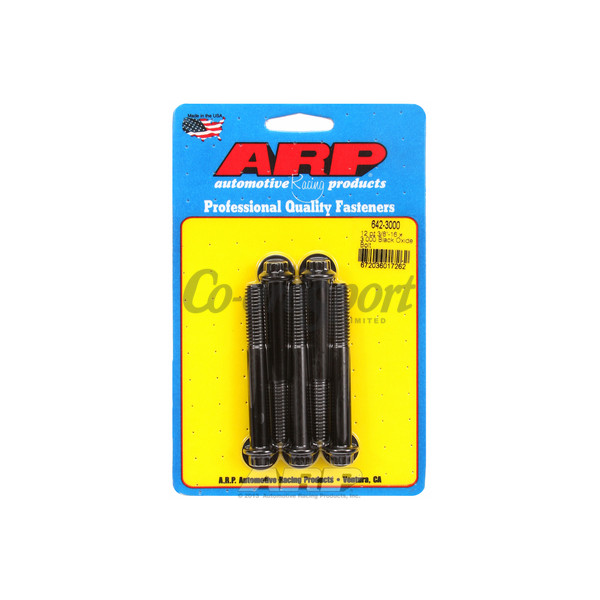 ARP 3/8-16 x 3.000 12pt black oxide bolts image