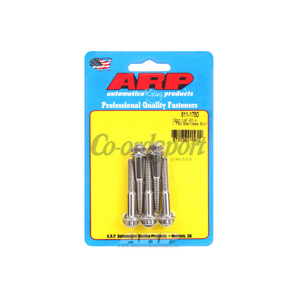 ARP 1/4-20 x 1.750 12pt SS bolts image