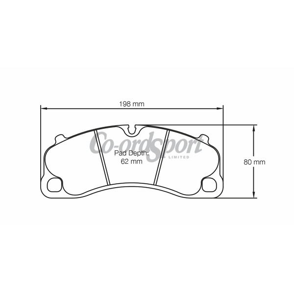 Pagid brake pads - RST1- Front 991 GT3 Cayman GT4 Iron etc. image