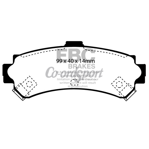 EBC Ultimax OEM Replacement Brake Pads image