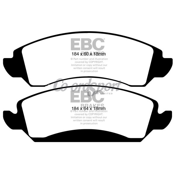 EBC Ultimax OEM Replacement Brake Pads image