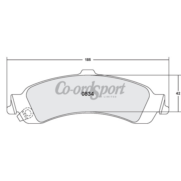 PFC 834 Carbon Metallic Brake Pad Set image