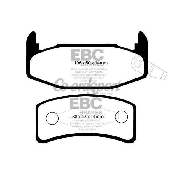 EBC Ultimax OEM Replacement Brake Pads image