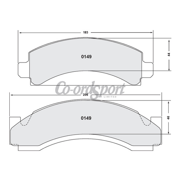 PFC 149 Carbon Metallic Brake Pad Set image