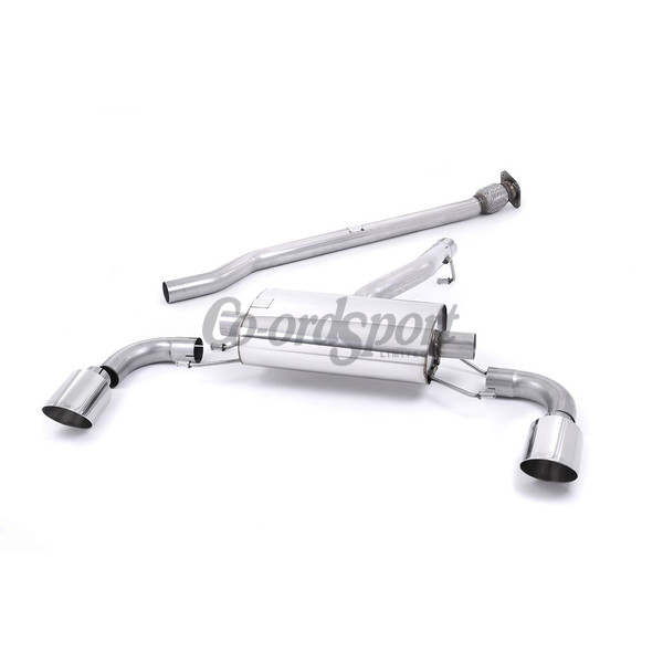 Milltek Non Resonated Cat-back Exhaust GR86 Polished Tips image