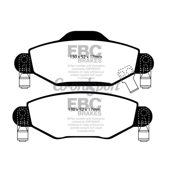 EBC Ultimax OEM Replacement Brake Pads image