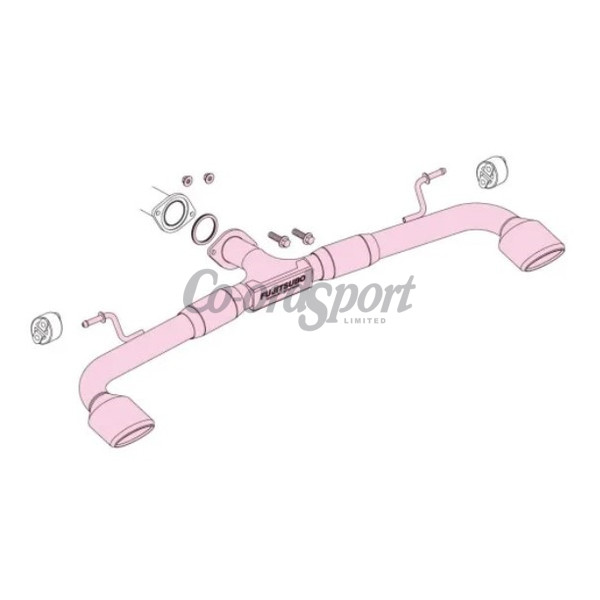 Fujitsubo Authorize S Exhaust MAZDA Mazda3 BM2FS SH-VPTR image