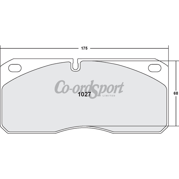 PFC 1027 Z-Rated Brake Pad Set image