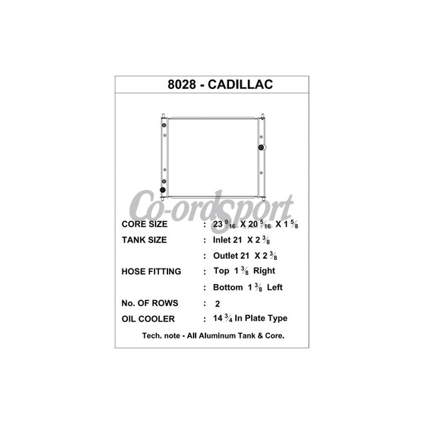 CSF Radiator for 09-13 Cadillac CTS-V image