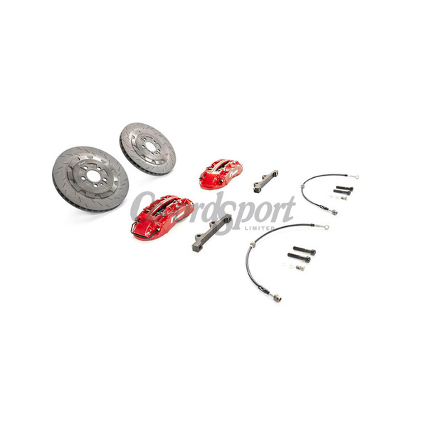 Racingline Stage 2 Big Brake Kit 345mm 4 Pot   MQB    RED NEW KIT image