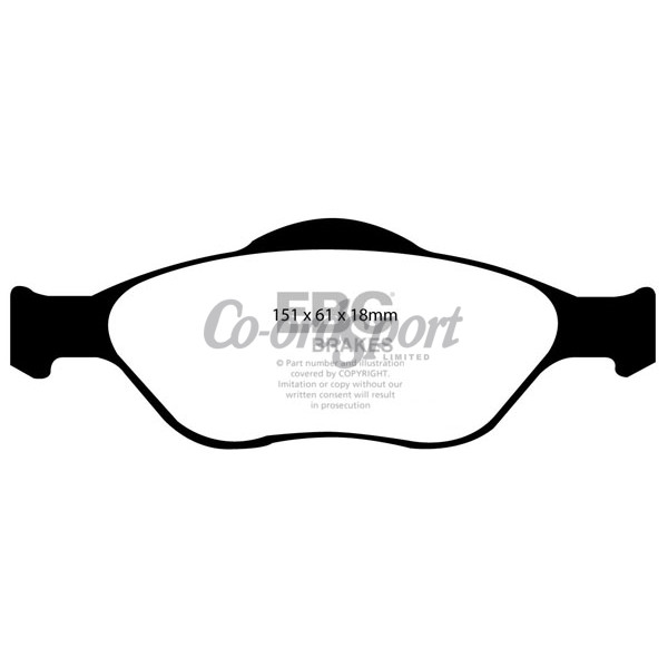 EBC Ultimax OEM Replacement Brake Pads image