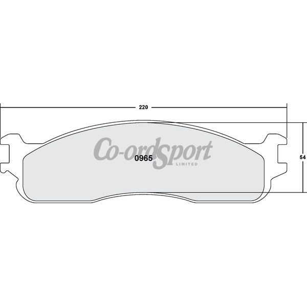 PFC 965 Z-Rated Brake Pad Set image