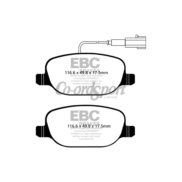 EBC Ultimax OEM Replacement Brake Pads image