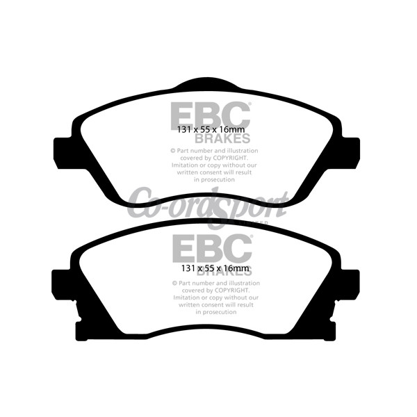 EBC Ultimax OEM Replacement Brake Pads image