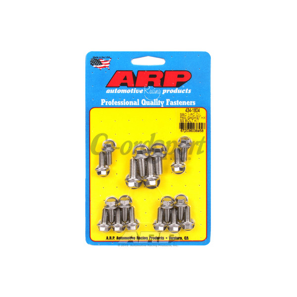 ARP SB Chevy 1-pc SS hex oil pan gasket bolt kit image