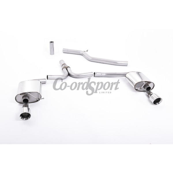 Milltek Cat-back Audi A4 3.0 TDi B8 quattro Saloon and Av image