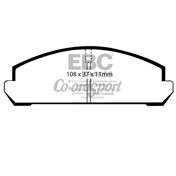 EBC Ultimax OEM Replacement Brake Pads image