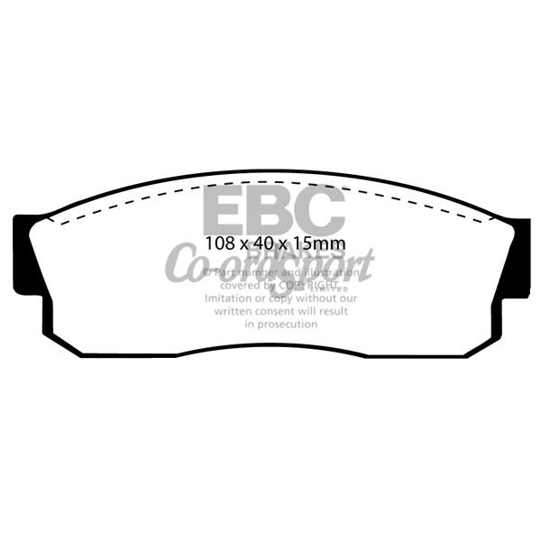 EBC Ultimax OEM Replacement Brake Pads image