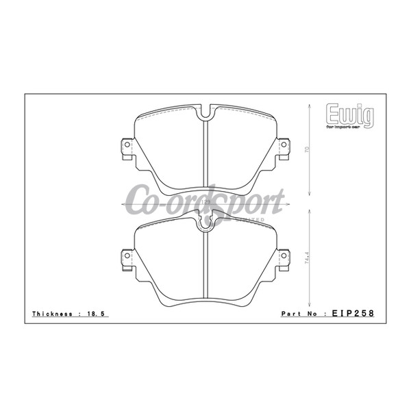 Endless Brake Pads N36SP Compound image