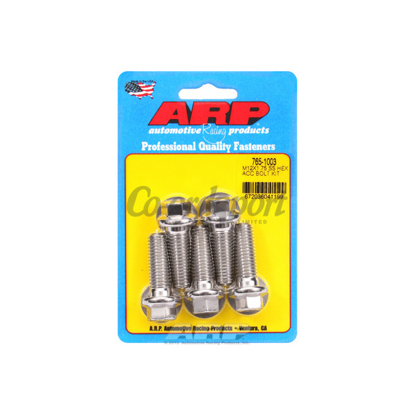 ARP M12 x 1.75 x 35 hex SS bolts image