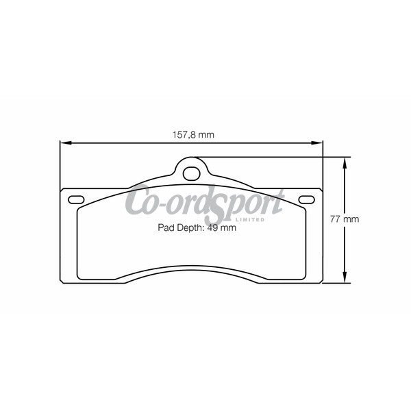 Pagid racing brake pads -RSH3 image