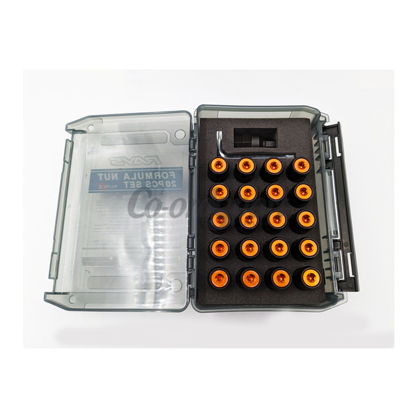 RAYS FORMULA NUT SET L45 FN-2 M12x1.5 OR (Orange) image