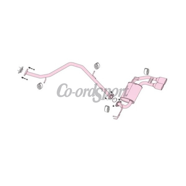 Fujitsubo Authorize E Exhaust TOYOTA PRIUS 1.8 4WD ZVW55 2ZR-FXE image